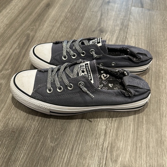 sparkly grey low top converse - Picture 8 of 8